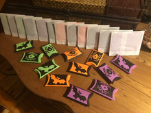 Load image into Gallery viewer, Paper Halloween Pillow Box Kit-12 pc