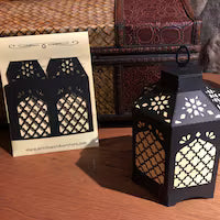 Load image into Gallery viewer, Fancy Luminary Paper Craft Kit with bottom
