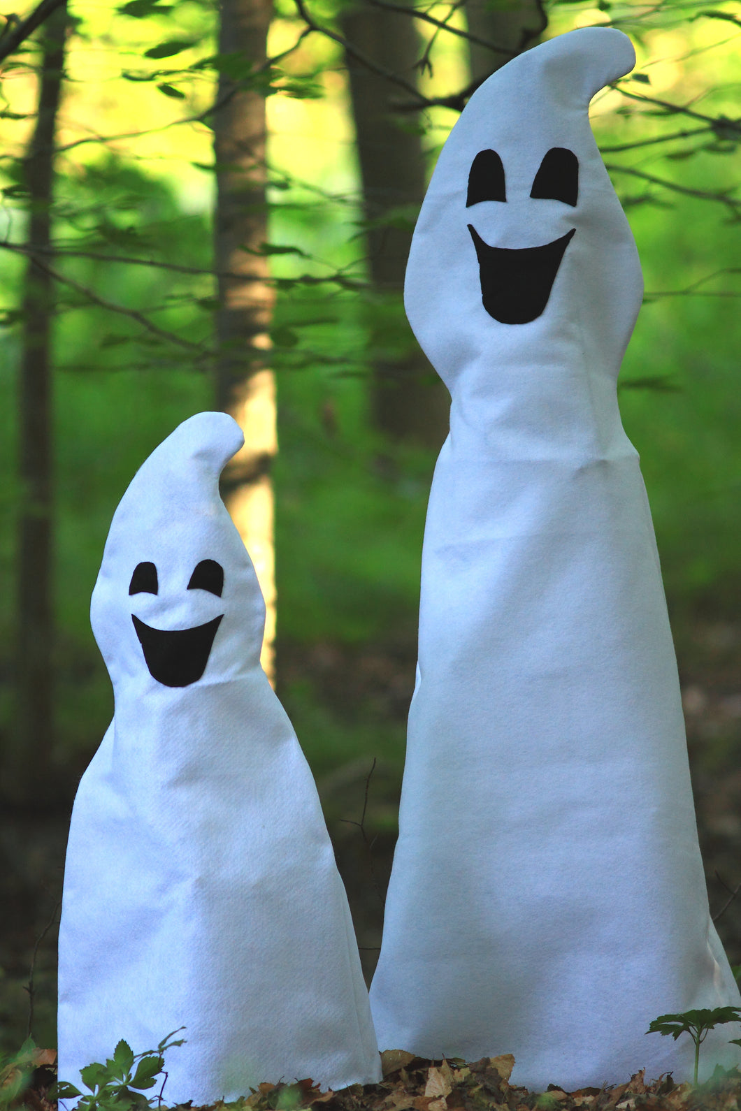 Felt Ghost for Tomato Cage - 2pc Set