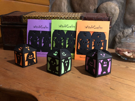 Paper Halloween Ghost Box Kit-6 pc